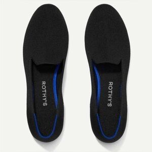 Sold Out Like New Rothy’s The Lounge Loafer Black Stretch Comfort Flats Shoes 7
